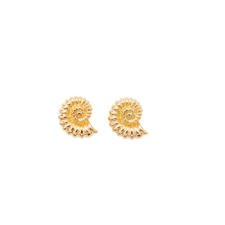 Pico R01003 Caracol studs Gold